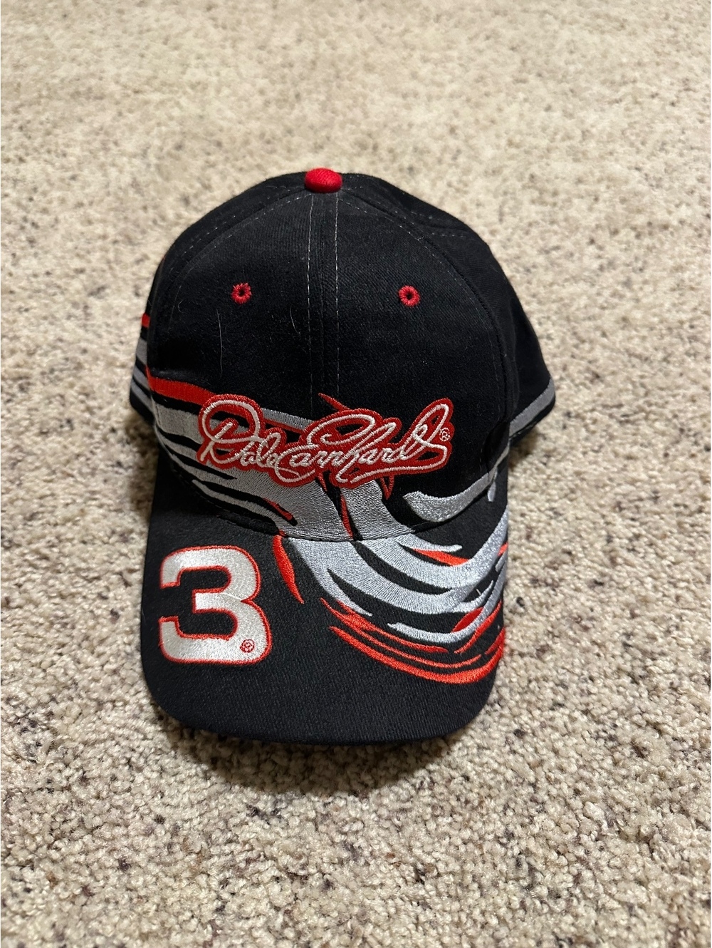 Chase Authentics Dale Earnhardt #3 Goodwrench Service Plus Black Cotton Baseball